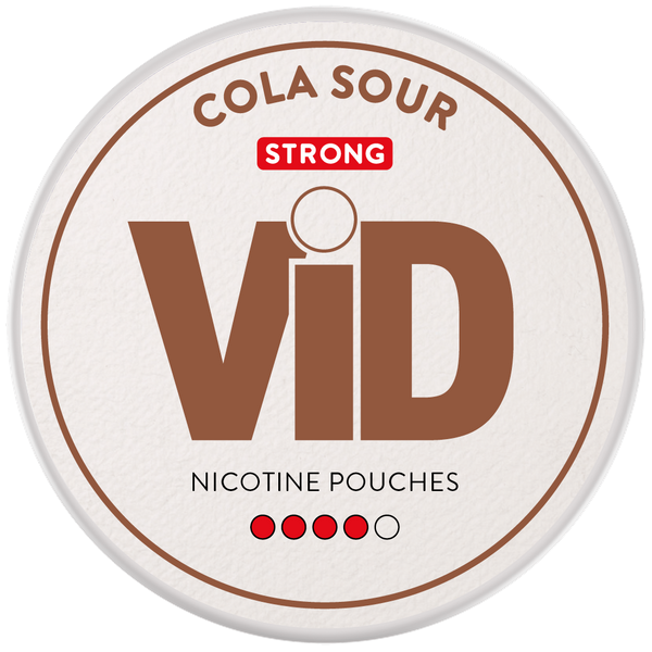 ViD Sour Cola Strong nikotin tasakok