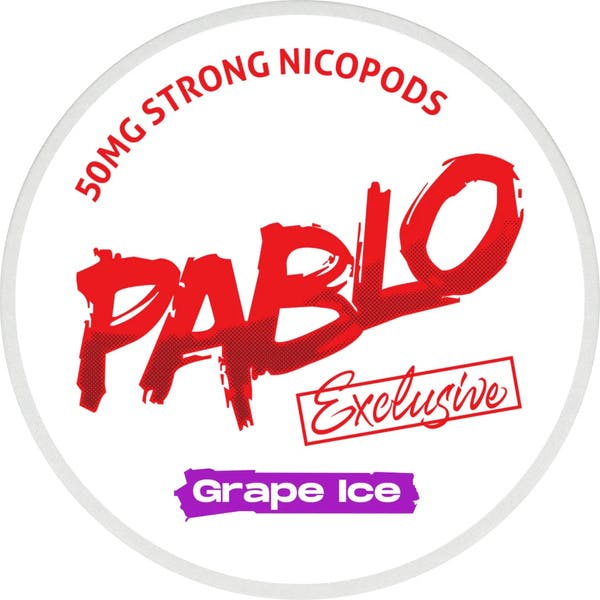 PABLO Grape Ice nikotin tasakok