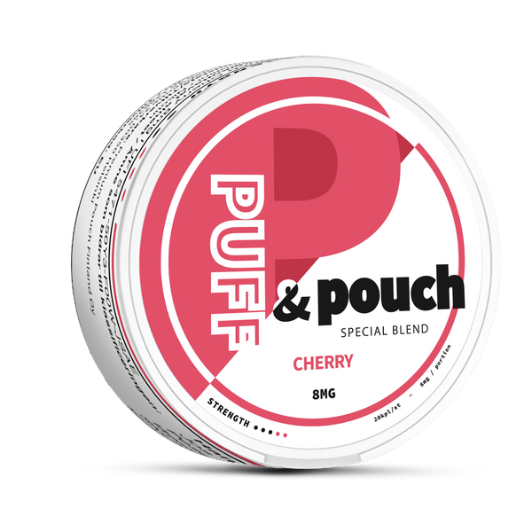 Puff and Pouch Cherry 8mg nikotiinipatse