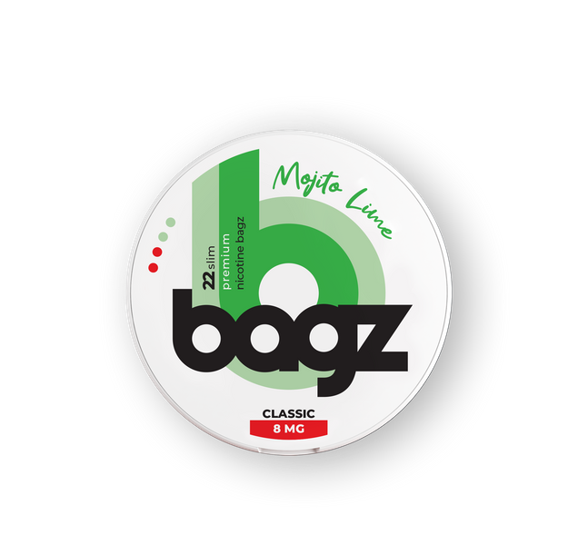 Bagz Bagz Mojito Lime 8mg sachets de nicotine