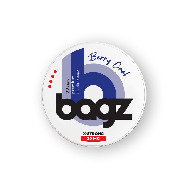 Bagz Bagz Berry Cool Max 20mg nikotinové sáčky