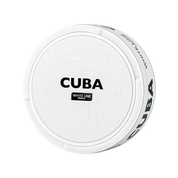 CUBA White Slim Strong nikotinposer