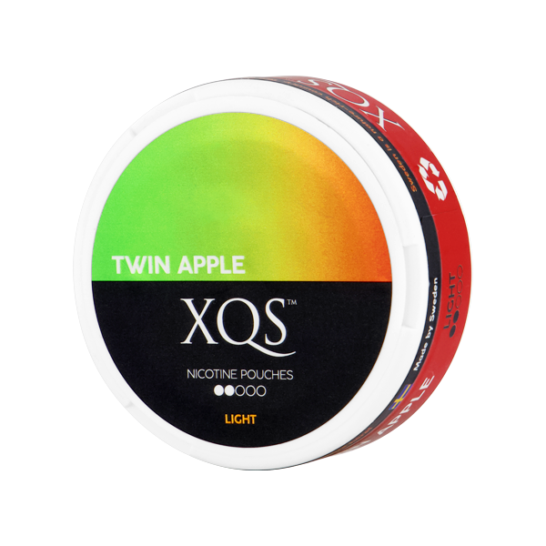 XQS Σακουλάκια νικοτίνης Twin Apple Light