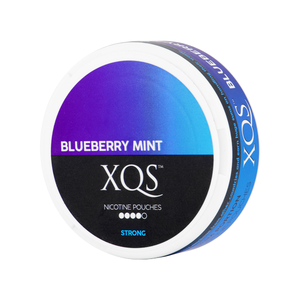 XQS Blueberry Mint Strong nikotínové vrecká