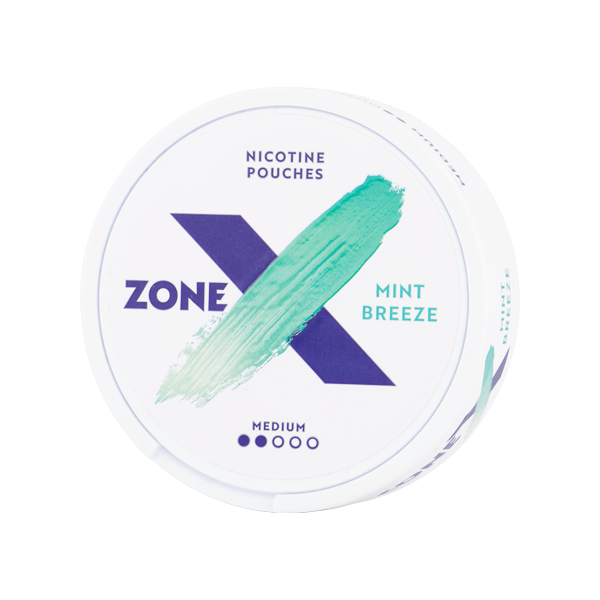 ZoneX Mint Breeze nikotínové vrecká