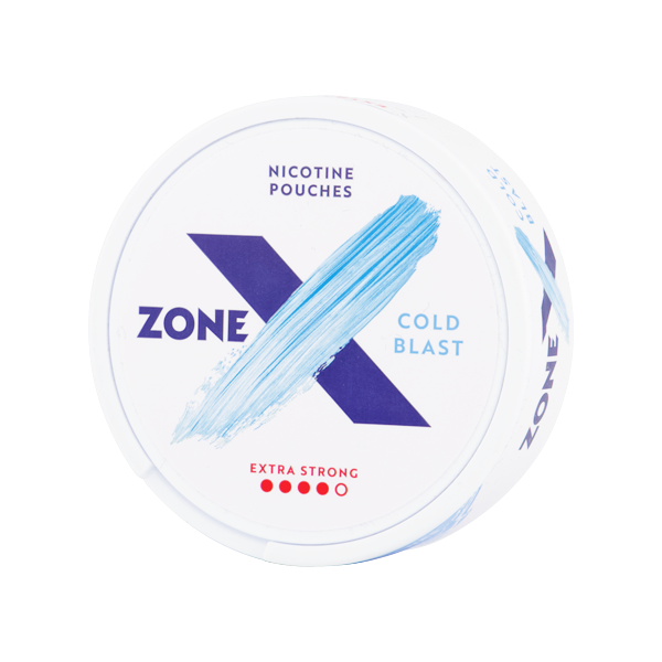 ZoneX Cold Blast Extra Strong nikotínové vrecká