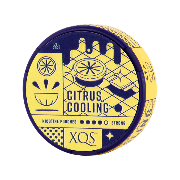 XQS Citrus Cooling Strong nicotinezakjes