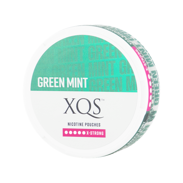 XQS Green Mint X-Strong nikotinové sáčky