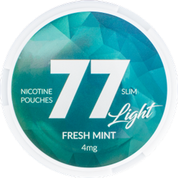 77 Bolsas de nicotina Fresh Mint 4mg