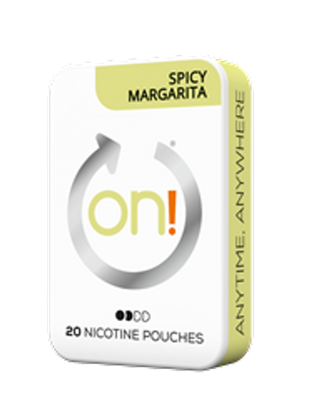 on! Spicy Margarita 3mg nicotine pouches