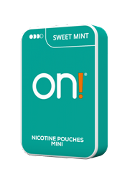 on! Sweet Mint 6mg nikotínové vrecká