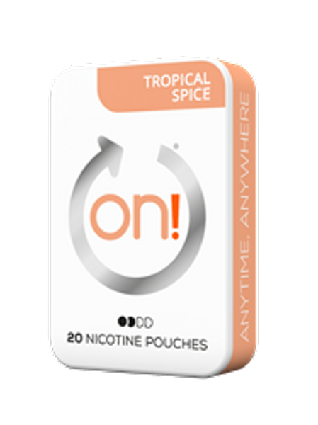 on! Tropical Spice 3mg nikotīna maisiņi