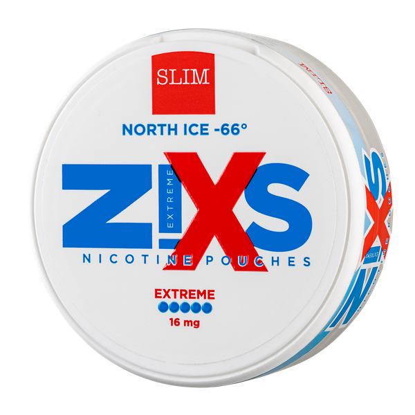 ZIXS North Ice 66 nikotiinipatse