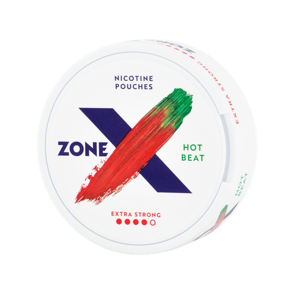 ZoneX Hot Beat Extra Strong nikotínové vrecká