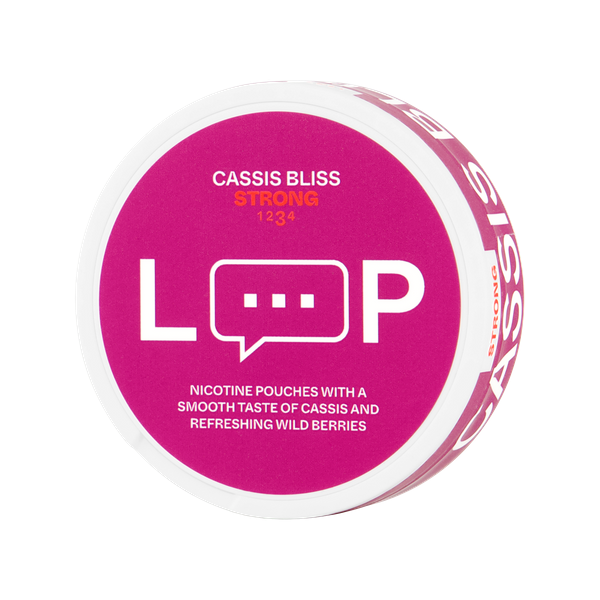 LOOP Cassis Bliss Strong nicotinezakjes