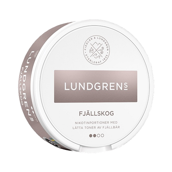Lundgrens Fjällskog nicotine pouches
