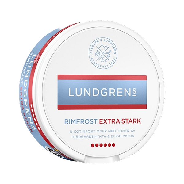 Lundgrens Rimfrost Extra Strong nikotinpåsar