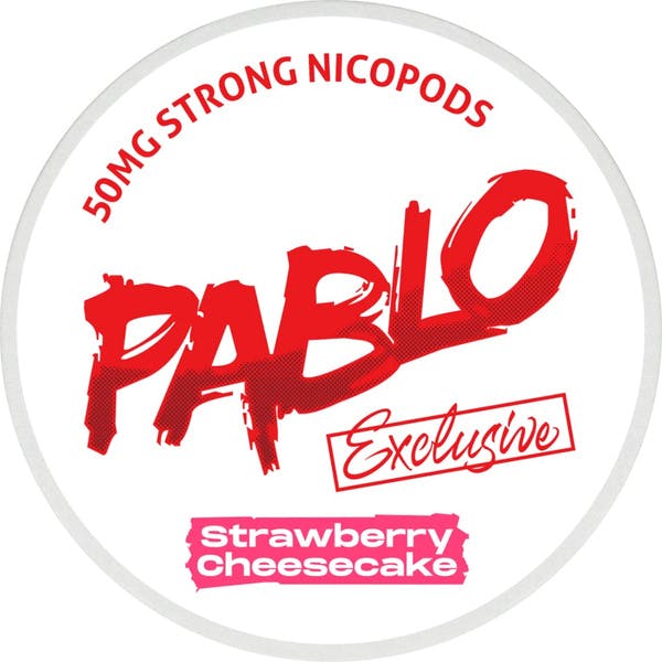 PABLO Strawberry Cheesecake nikotinposer