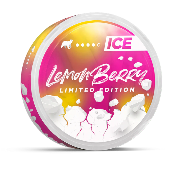 ICE Lemon Berry Strong nicotine pouches