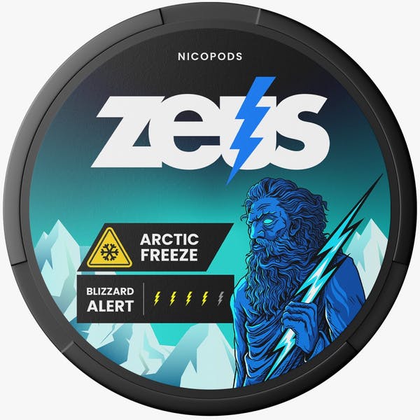 Zeus Bustine di nicotina Artic Freeze Strong