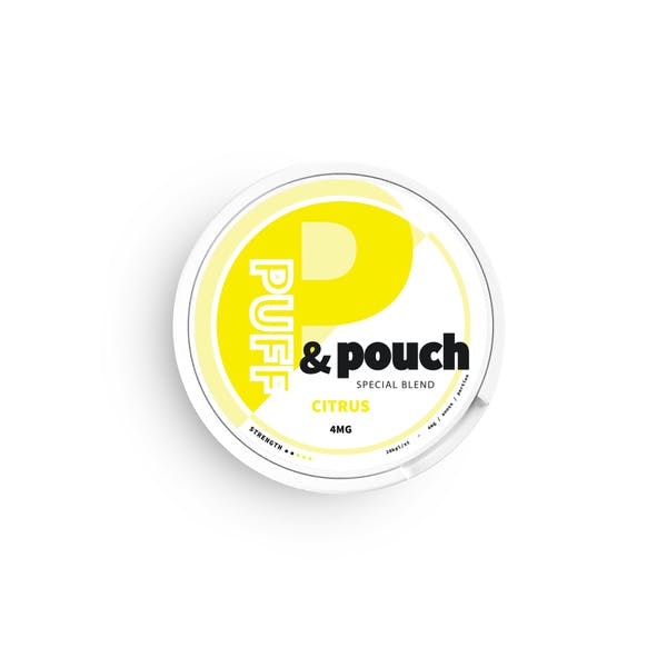 Puff and Pouch Citrus 4mg nicotinezakjes