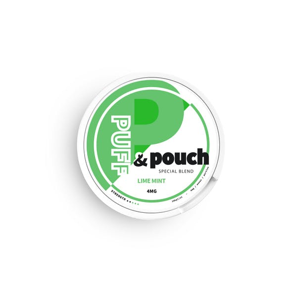 Puff and Pouch Lime 4mg nicotinezakjes