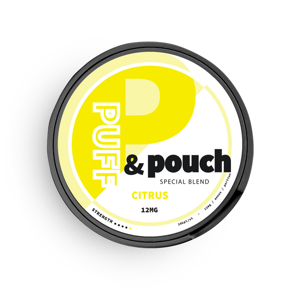 Puff and Pouch Citrus strong 12mg nicotinezakjes