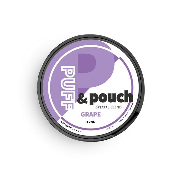 Puff and Pouch Grape strong 12mg nikotinposer