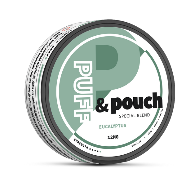 Puff and Pouch Eucalyptus 12mg nicotinezakjes