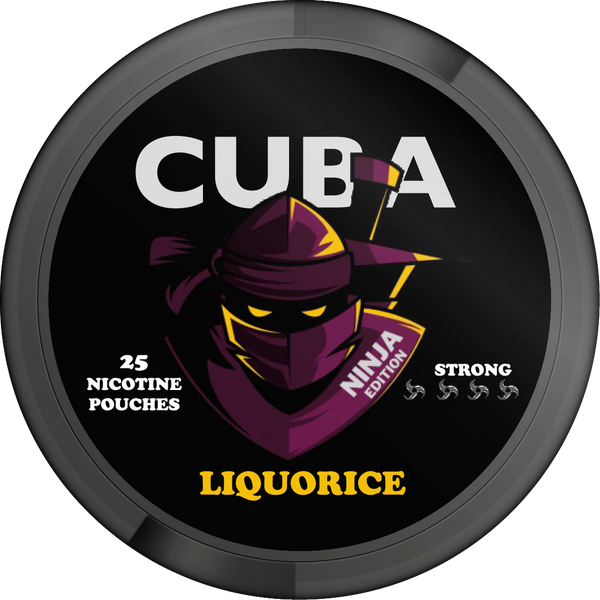 CUBA Ninja Liquorice nicotine pouches