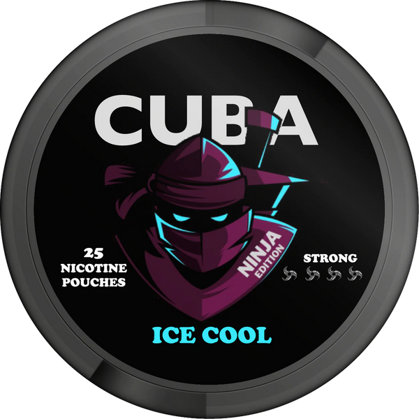 CUBA Ninja Ice Cool nicotinezakjes