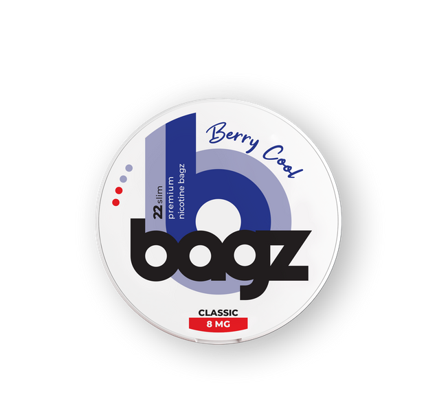 Bagz Bagz Berry Cool 8mg nicotinezakjes
