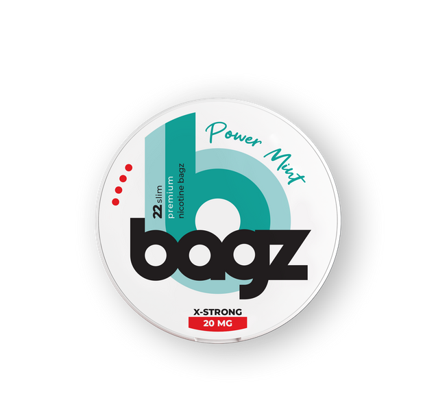 Bagz Bagz Power Mint Max 20mg sachets de nicotine