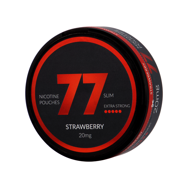 77 Bolsas de nicotina Strawberry 20 mg
