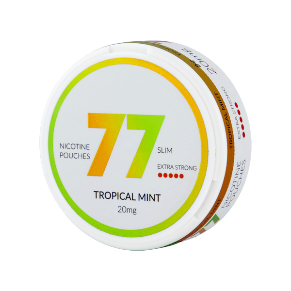77 Bolsas de nicotina Tropical Mint 20mg
