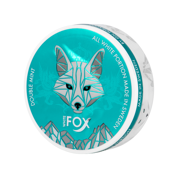 WHITE FOX Double Mint nikotin tasakok